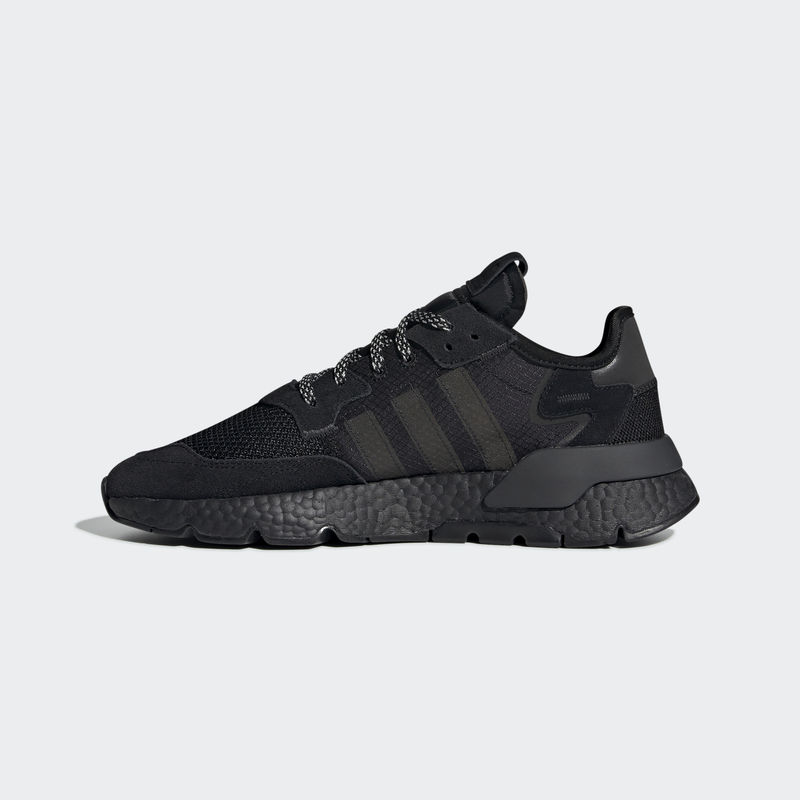 Adidas nite jogger all white clearance